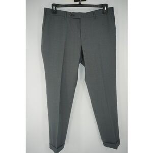 PT Torino Super 160's Wool Dress Pants Gray Made Italy Men's IT 52 36x29
